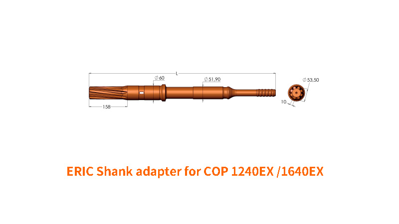 COP1240EX/1640EX鑿巖機釬尾
