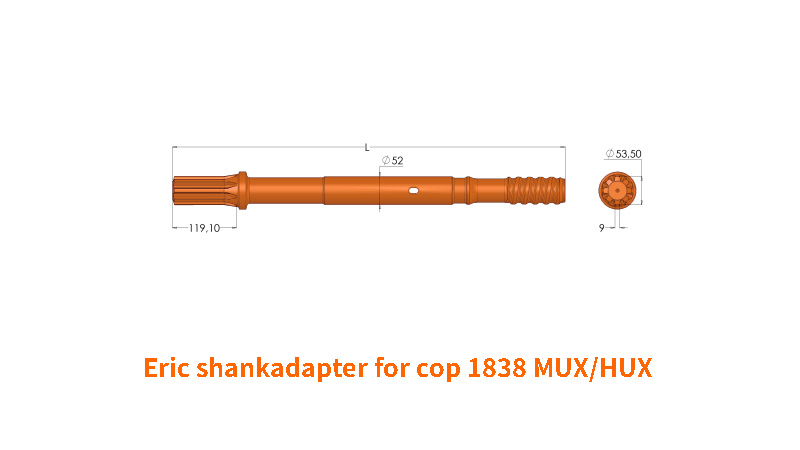 COP 1838 MUX/HUX鑿巖機(jī)釬尾
