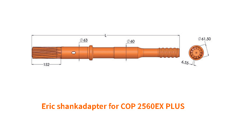 COP 2560EX PLUS鑿巖機(jī)釬尾